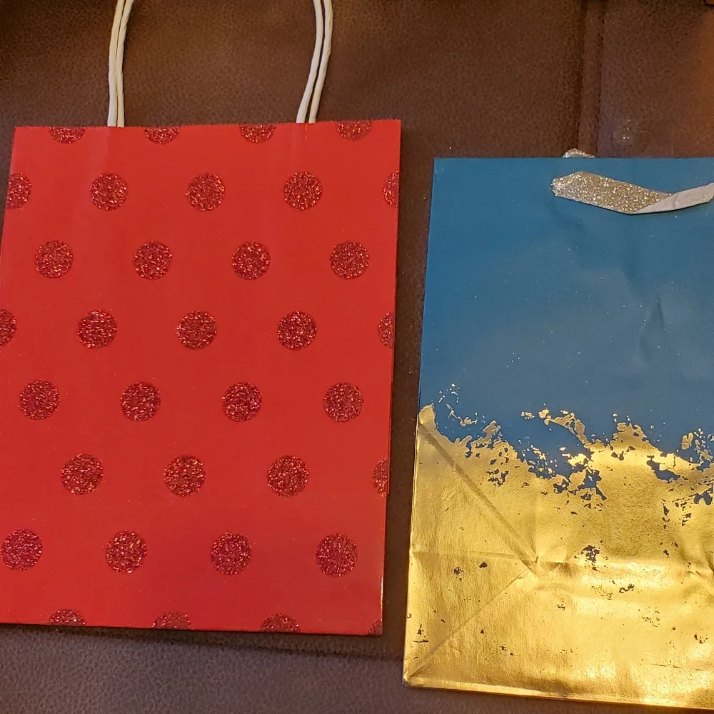 Bundle of 6 gift bags/wine bags